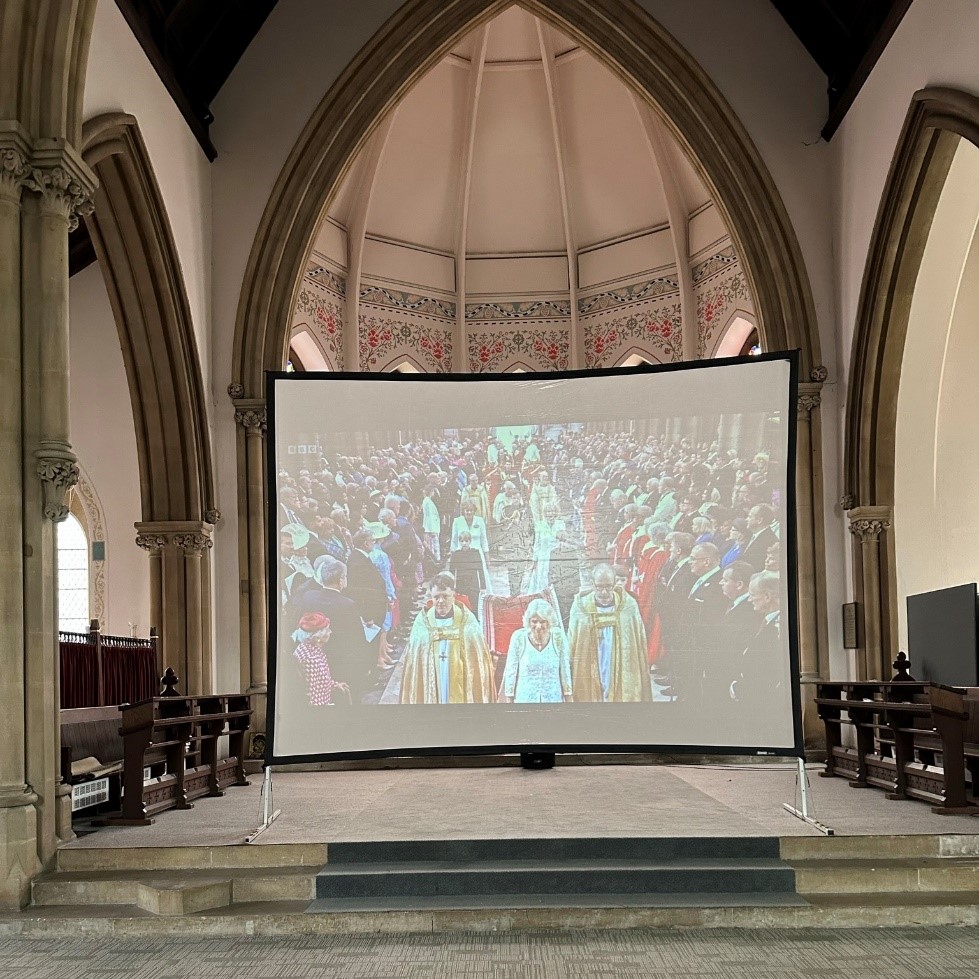 band in the church